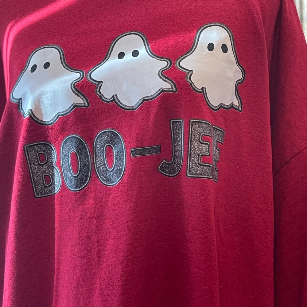 Boo-Jee Ghost Halloween T-Shirt NWOT